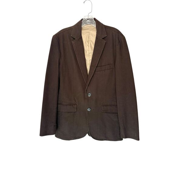 Old Navy Men's Blazer Sports Coat Brown Classic Tailored Academia Work Small - Picture 1 of 13